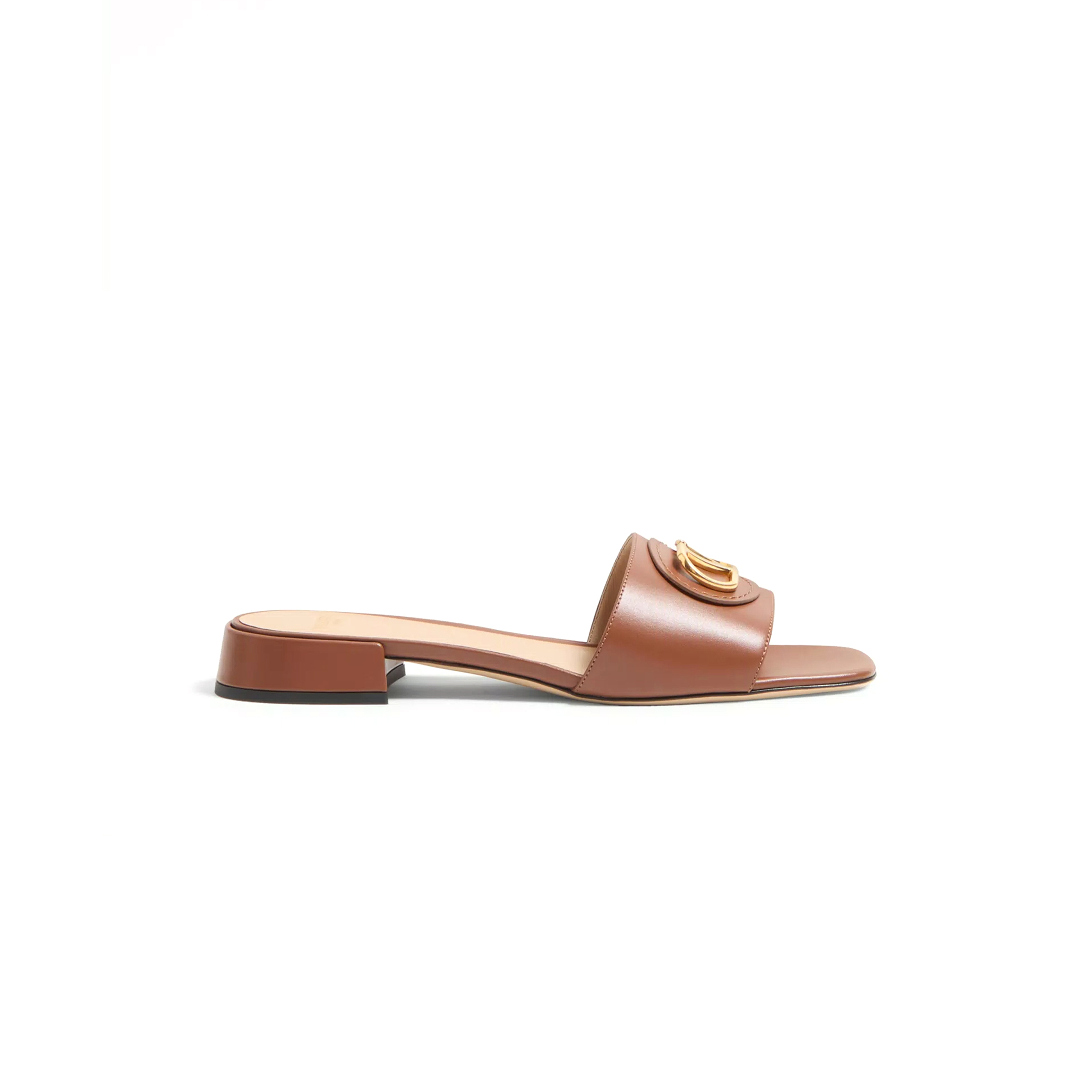 VALENTINO VLOGO SIGNATURE SLIDE SANDAL IN CALFSKIN 20MM 6W0S0LT0DSH_N58